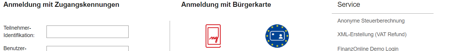 Anmeldung